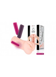 Телесный вибромастурбатор-вагина Tattoo Auto - KOKOS - в Копейске купить с доставкой