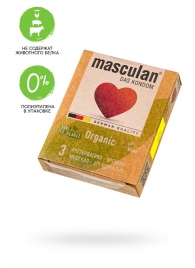 Экологически чистые презервативы Masculan Organic - 3 шт. - Masculan - купить с доставкой в Копейске