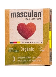 Экологически чистые презервативы Masculan Organic - 3 шт. - Masculan - купить с доставкой в Копейске