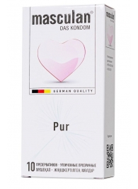 Супертонкие презервативы Masculan Pur - 10 шт. - Masculan - купить с доставкой в Копейске