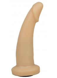Телесная гладкая насадка Harness - 14,7 см. - LOVETOY (А-Полимер) - купить с доставкой в Копейске