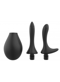 Черный анальный душ Nexus Anal Douche Set с 2 сменными насадками - Nexus Range - купить с доставкой в Копейске