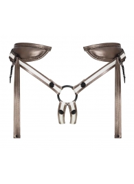 Бронзовый пояс для насадок Desirous Harness - Strap-on-me - купить с доставкой в Копейске