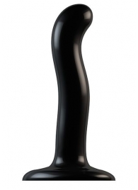 Черный фаллоимитатор-насадка Strap-On-Me P G spot Dildo size S - 16,4 см. - Strap-on-me - купить с доставкой в Копейске