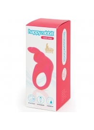Розовое эрекционное виброкольцо Happy Rabbit Rechargeable Rabbit Cock Ring - Happy Rabbit - в Копейске купить с доставкой