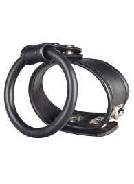 Двойное кольцо выносливости на пенис DUAL STAMINA RING - BlueLine - в Копейске купить с доставкой