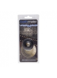 Чёрное эрекционное кольцо Gladiator - Bathmate - в Копейске купить с доставкой