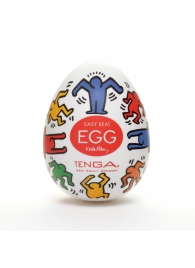 Мастурбатор-яйцо Keith Haring EGG DANCE - Tenga - в Копейске купить с доставкой