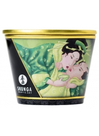Массажная свеча Exotic Green Tea с ароматом зелёного чая - 170 мл. - Shunga - купить с доставкой в Копейске