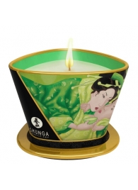 Массажная свеча Exotic Green Tea с ароматом зелёного чая - 170 мл. - Shunga - купить с доставкой в Копейске