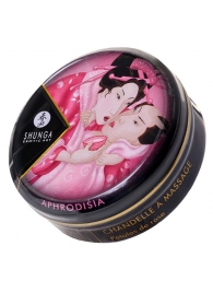 Массажная свеча Rose Petals с ароматом розы - 30 мл. - Shunga - купить с доставкой в Копейске