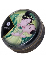 Массажная свеча Exotic Green Tea с ароматом зелёного чая - 30 мл. - Shunga - купить с доставкой в Копейске
