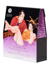 Соль для ванны Lovebath Sensual lotus, превращающая воду в гель - 650 гр. - Shunga - купить с доставкой в Копейске
