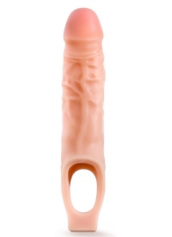 Телесная насадка на пенис 9 Inch Cock Sheath Extender - 22,2 см. - Blush Novelties - в Копейске купить с доставкой