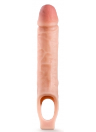 Телесная насадка на пенис 10 Inch Cock Sheath Extender - 25 см. - Blush Novelties - в Копейске купить с доставкой