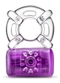 Фиолетовое эрекционное виброкольцо One Night Stand Vibrating C-Ring - Blush Novelties - в Копейске купить с доставкой