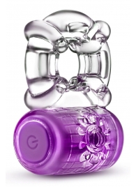Фиолетовое эрекционное виброкольцо One Night Stand Vibrating C-Ring - Blush Novelties - в Копейске купить с доставкой