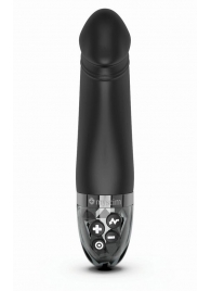 Черный вибратор с электростимуляцией Real Deal Neal - 16,5 см. - MyStim - купить с доставкой в Копейске