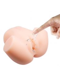 Телесный мастурбатор с 2 тоннелями Dual Vagina and Ass Veronica - Baile - в Копейске купить с доставкой