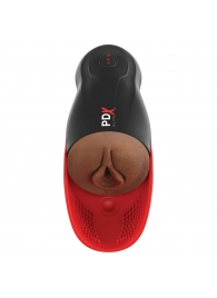 Коричневый мастурбатор-вагина с вибрацией Fuck-O-Matic 2 - Pipedream - в Копейске купить с доставкой