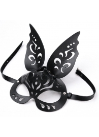 Черная ажурная маска  Зайка  с ушками - Crazy Handmade - купить с доставкой в Копейске