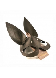 Черная гладкая маска  Зайка  с длинными ушками - Crazy Handmade - купить с доставкой в Копейске