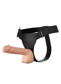 Женский поясной страпон с вибрацией - 26 см. - Baile - купить с доставкой в Копейске