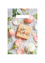 Полиэтиленовый пакет  Подарочек  с вырубной усиленной ручкой - 20 х 30 см. - Сима-Ленд - купить с доставкой в Копейске