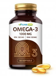 Пищевая добавка SuperCaps OMEGA-3 - 50 капсул (1000 мг) - SuperCaps - купить с доставкой в Копейске