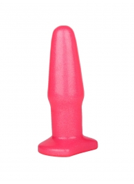 Розовый гелевый плаг на подставке - 14 см. - LOVETOY (А-Полимер)