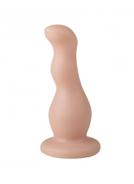 Телесный стимулятор простаты с изгибами - 13,5 см. - LOVETOY (А-Полимер) - в Копейске купить с доставкой