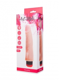 Вибратор ART-Style №11 с шишечками для стимуляции клитора - 21 см. - Art-Style