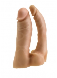 Двойная насадка для страпона Харнесс - 15 см. - LOVETOY (А-Полимер) - купить с доставкой в Копейске