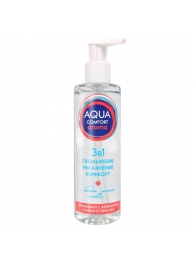 Гель-лубрикант на водной основе Aqua Comfort Aroma с ароматом персика - 195 гр. - Биоритм - купить с доставкой в Копейске