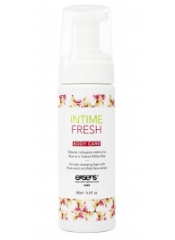 Органическая интимная очищающая пенка Intime Fresh - 150 мл. - Exsens - купить с доставкой в Копейске