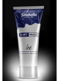Силиконовая гель-смазка FLIRT MAGIC Ice с лёгким пролонгирующим эффектом - 75 мл. - Sitabella - купить с доставкой в Копейске