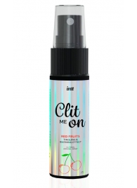 Клиторальный возбуждающий спрей Clit Me On Red Fruits - 12 мл. - INTT - купить с доставкой в Копейске