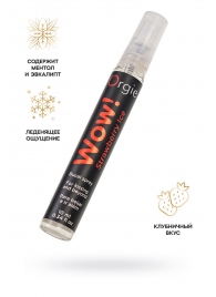 Оральный спрей ORGIE Wow! Strawberry Ice Blowjob Spray с охлаждающим и возбуждающим эффектом - 10 мл. - ORGIE - купить с доставкой в Копейске