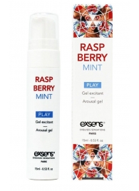 Возбуждающий гель Raspberry Mint с ароматом малины и мяты - 15 мл. - Exsens - купить с доставкой в Копейске