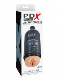 Телесный мастурбатор-вагина Shower Therapy Soothing Scrub - Pipedream - в Копейске купить с доставкой