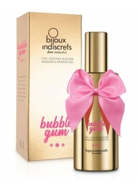 Гель с ароматом жвачки Bubblegum 2-in-1 Scented Silicone Massage And Intimate Gel - 100 мл. - Bijoux Indiscrets - купить с доставкой в Копейске