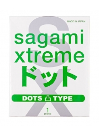 Презерватив Sagami Xtreme Type-E с точками - 1 шт. - Sagami - купить с доставкой в Копейске