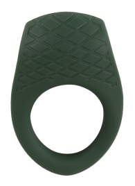 Зеленое эрекционное виброкольцо Luxurious Vibro Cock Ring - Orion - в Копейске купить с доставкой