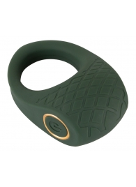 Зеленое эрекционное виброкольцо Luxurious Vibro Cock Ring - Orion - в Копейске купить с доставкой