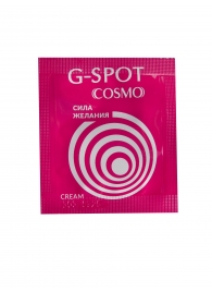 Стимулирующий интимный крем для женщин Cosmo G-spot - 2 гр. - Биоритм - купить с доставкой в Копейске