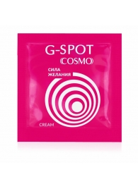 Стимулирующий интимный крем для женщин Cosmo G-spot - 2 гр. - Биоритм - купить с доставкой в Копейске