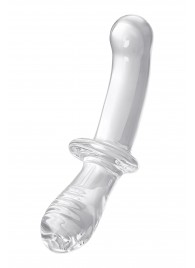 Прозрачный двусторонний стеклянный фаллоимитатор Satisfyer Double Crystal - 19,5 см. - Satisfyer