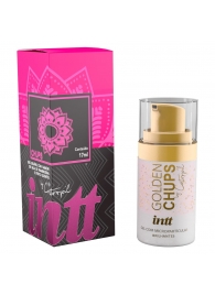 Возбуждающий гель Golden Chups с малиновым ароматом - 17 мл. - INTT - купить с доставкой в Копейске