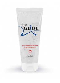 Лубрикант на водной основе Just Glide Strawberry с ароматом клубники - 200 мл. - Orion - купить с доставкой в Копейске