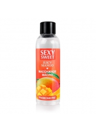 Массажное масло Sexy Sweet Juicy Mango с феромонами и ароматом манго - 75 мл. - Биоритм - купить с доставкой в Копейске